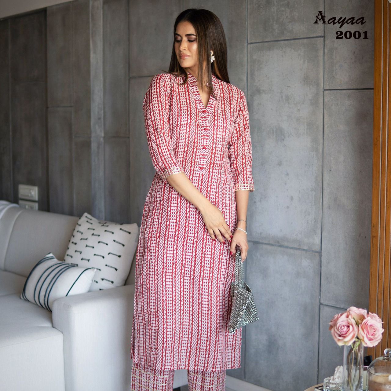 Aayaa Vol 2 By Aaya Pure Maslin Heavy Digital Printed Top With Bottom Bulk Orders In India